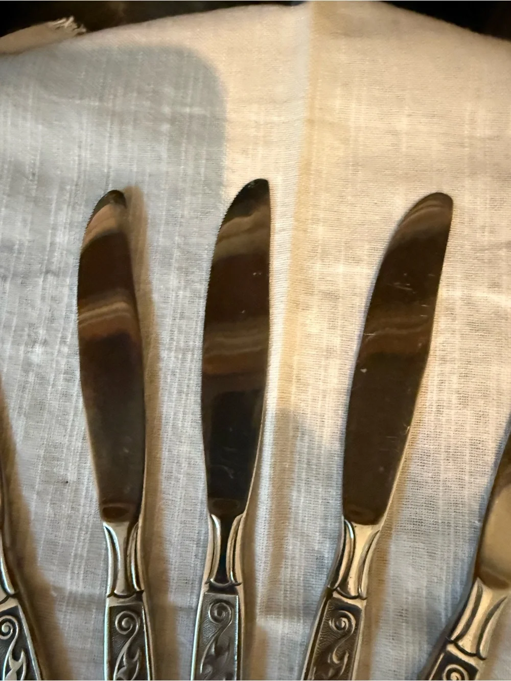 Vintage Oxford Hall Palo Alto Butter Table Knife Set - 6 Piece